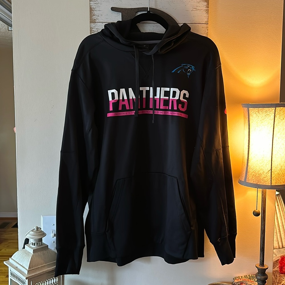 Nike Black Hoodie- Carolina Panthers